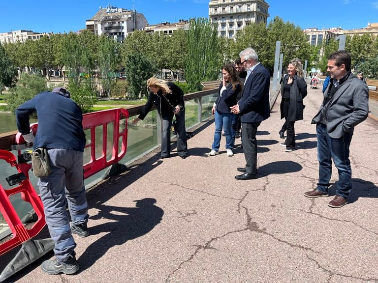La Paeria renova la passarel·la del Liceu Escolar