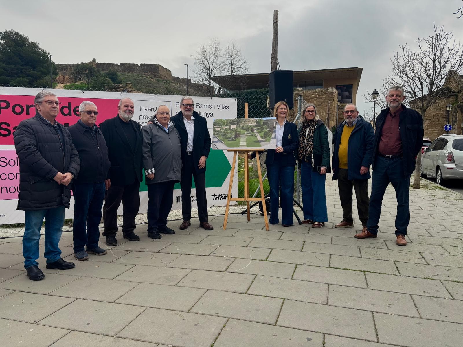 La Paeria presenta el projecte per renaturalitzar l’espai de la Porta de Sant Martí
