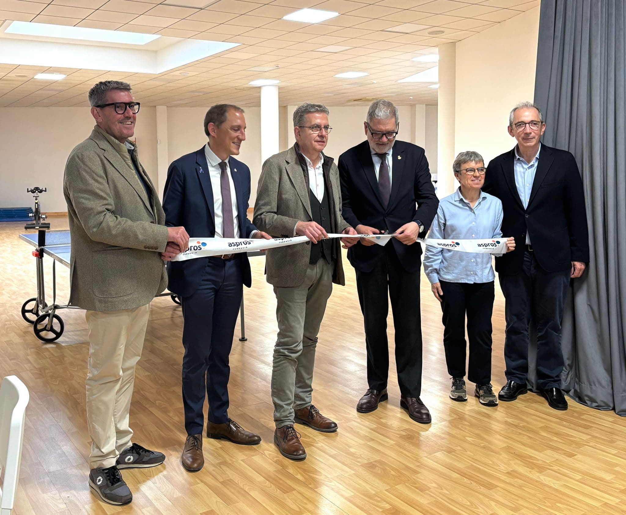 La Fundació Aspros inaugura el nou espai de lleure per a persones amb discapacitat, ‘Som i Serem’