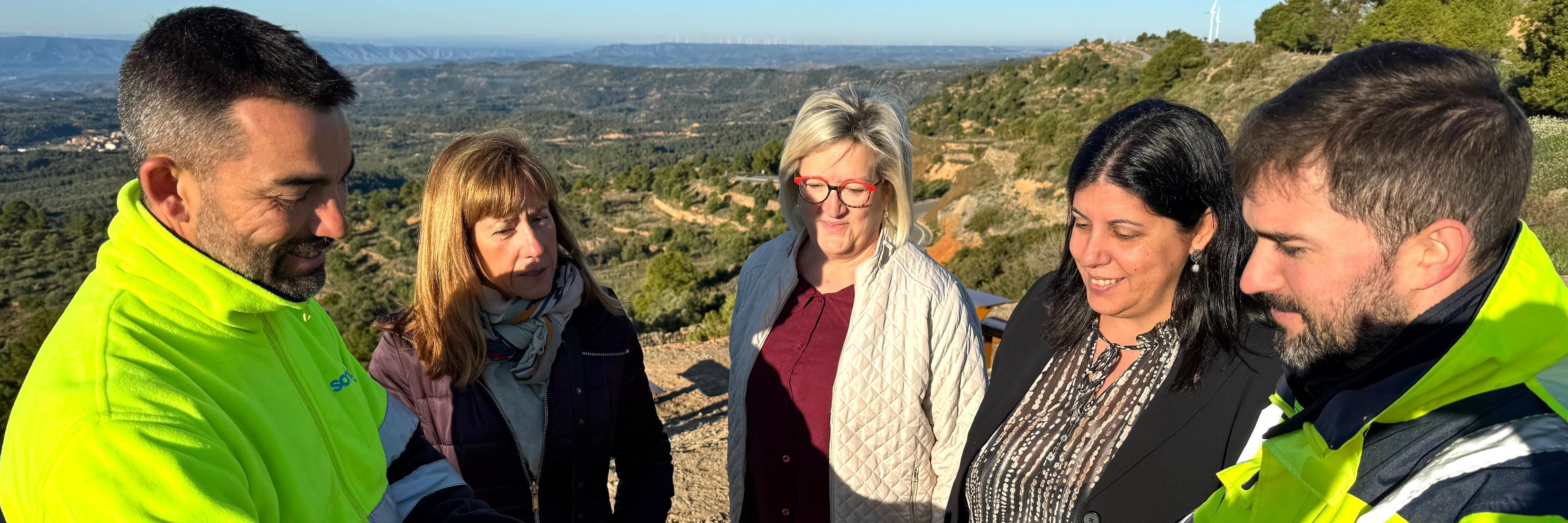 Les obres del mirador de la Granadella avancen a bon ritme