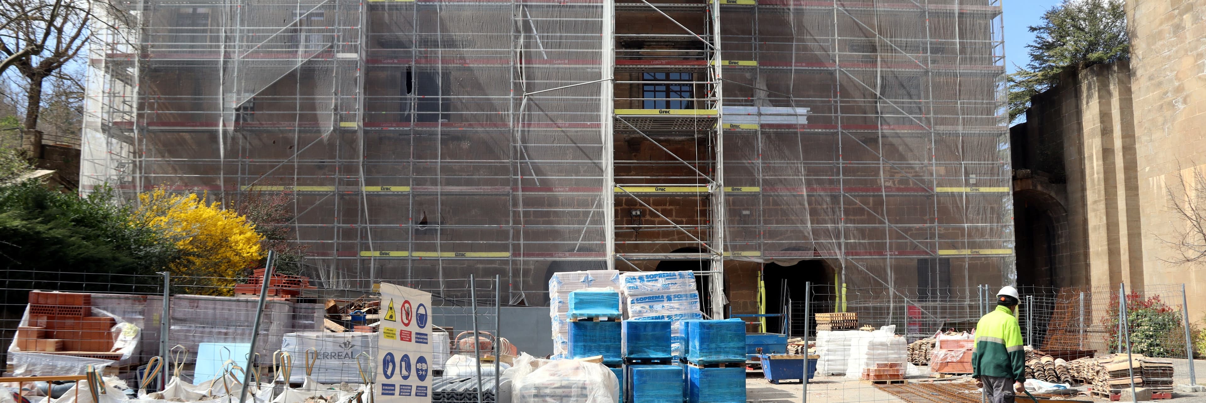 La rehabilitació de la Casa Gran del Miracle encara la recta final i estarà llesta al maig