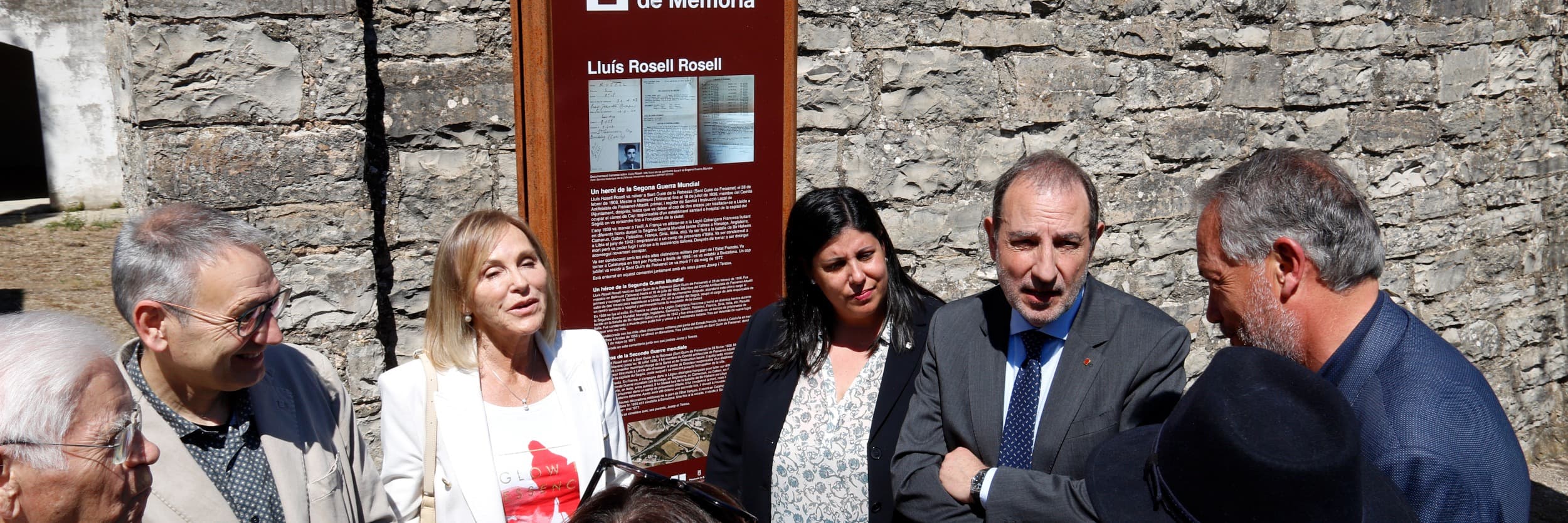 El combatent antifeixista Lluís Rosell rep un homenatge públic a Sant Guim de la Rabassa, el seu poble natal