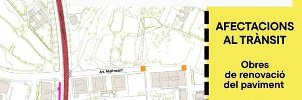 La Paeria començarà dilluns les obres de renovació del paviment del Passeig Onze de Setembre