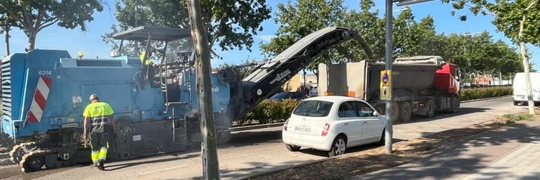 Inicien les obres de millora del paviment al Passeig de l’Onze de Setembre