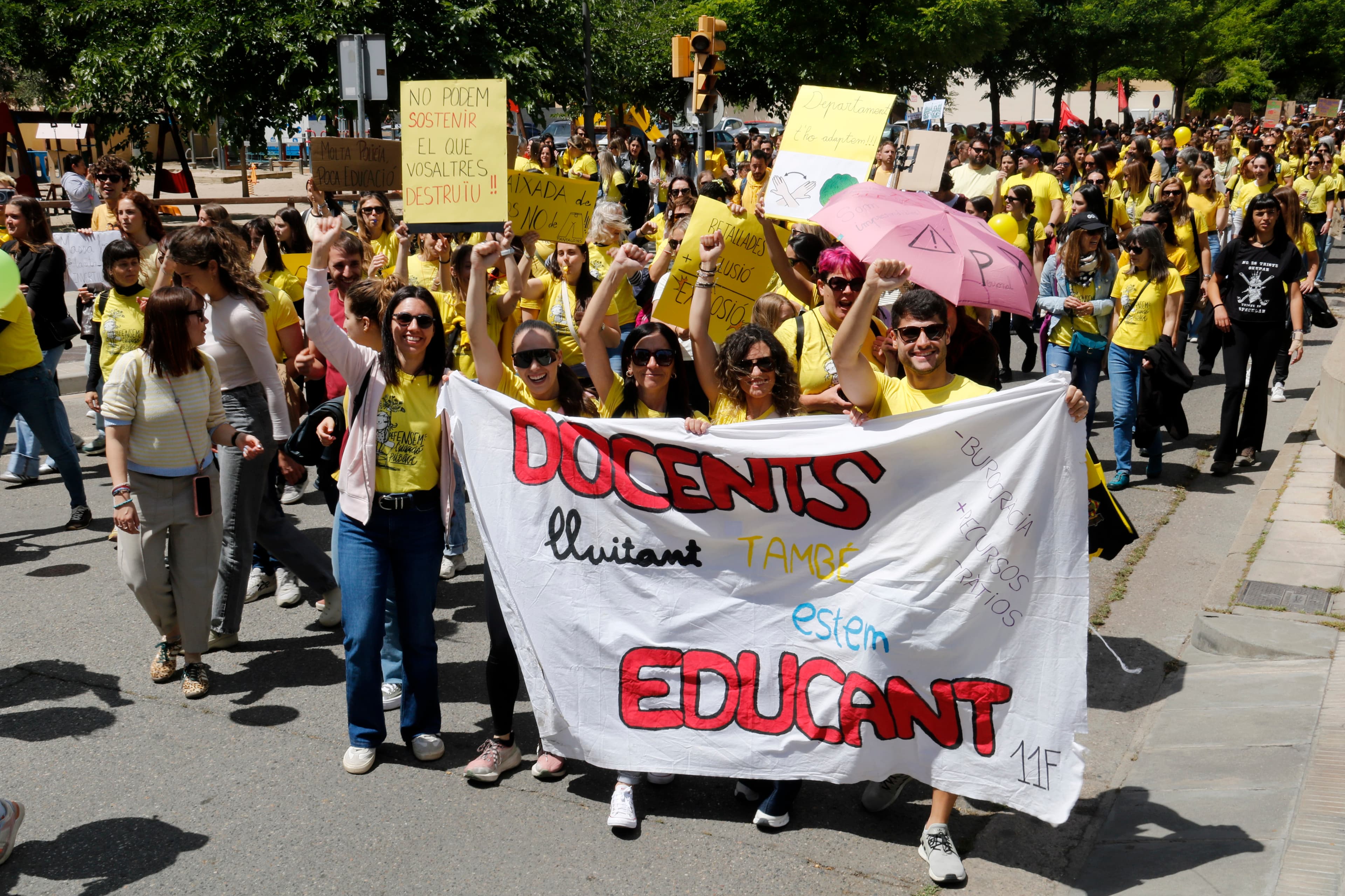 El curs escolar comença aquest dimarts amb vaga i manifestacions a primera hora a Lleida