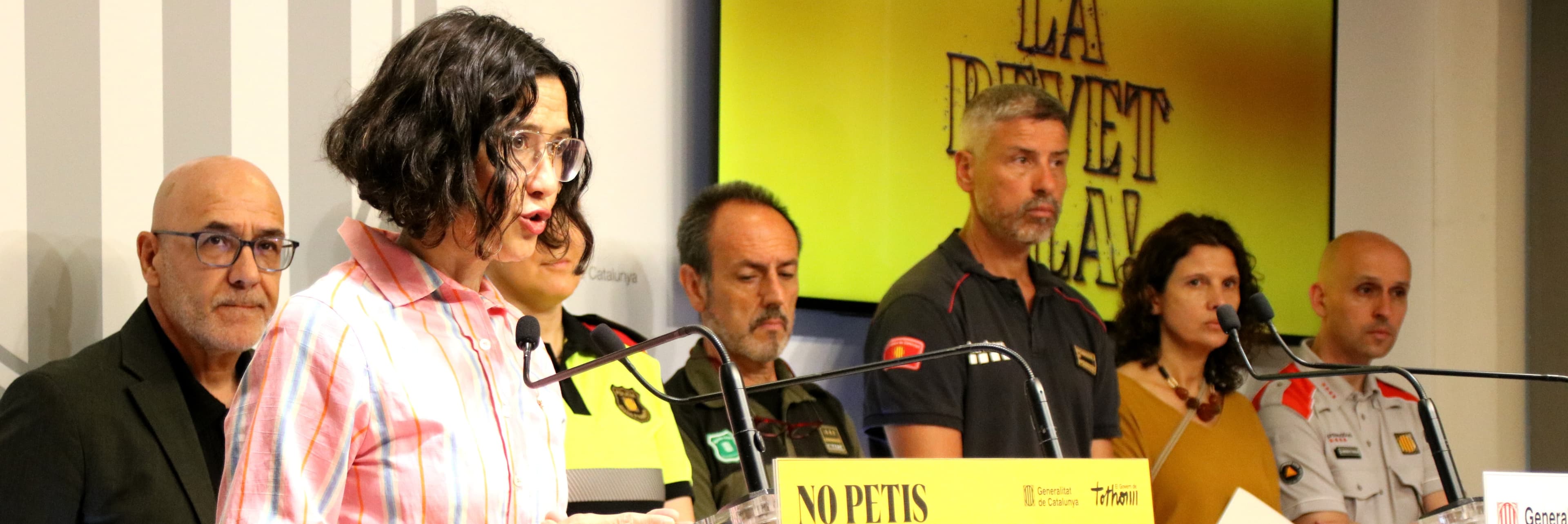 Núria Parlon avisa que els incendis del cap de setmana els fan “estar alerta” de cara a la revetlla de Sant Joan