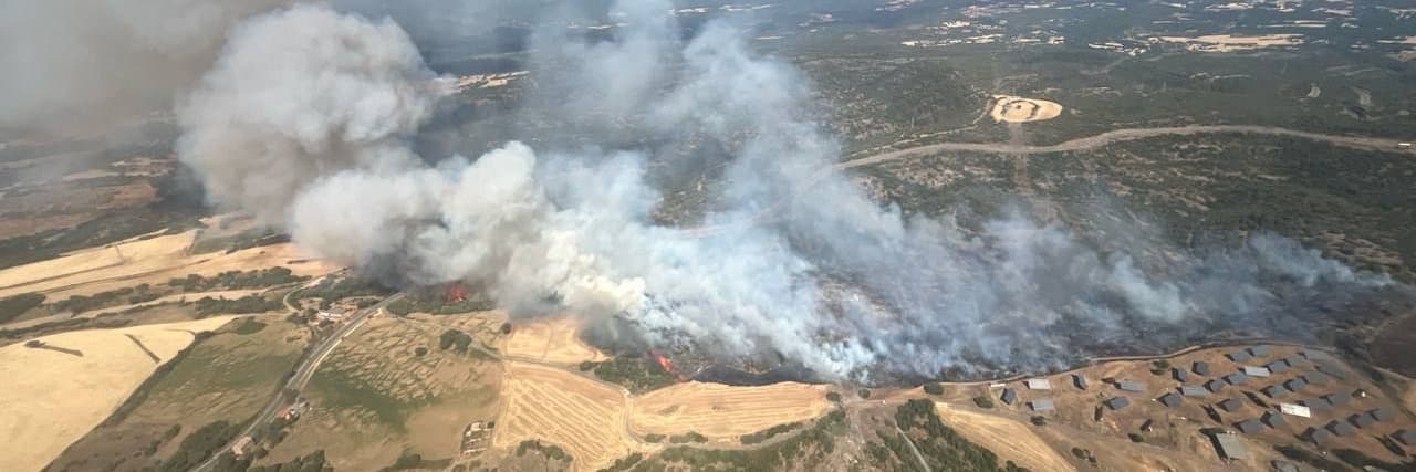 Els Bombers donen per estabilitzat l’incendi d’Artesa de Segre i se centren ara en els focs de Sentmenat i l’Anoia