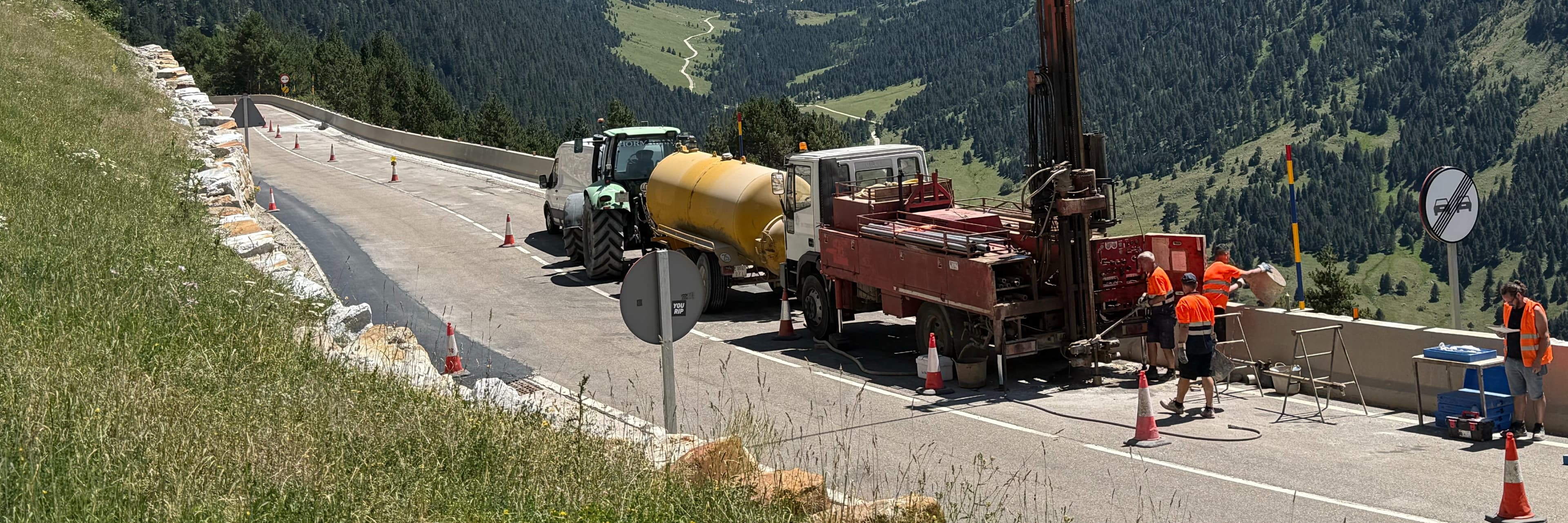 El Govern es compromet a no tancar el port de la Bonaigua durant les obres de reparació del tram de la C-28 que s'esfondra