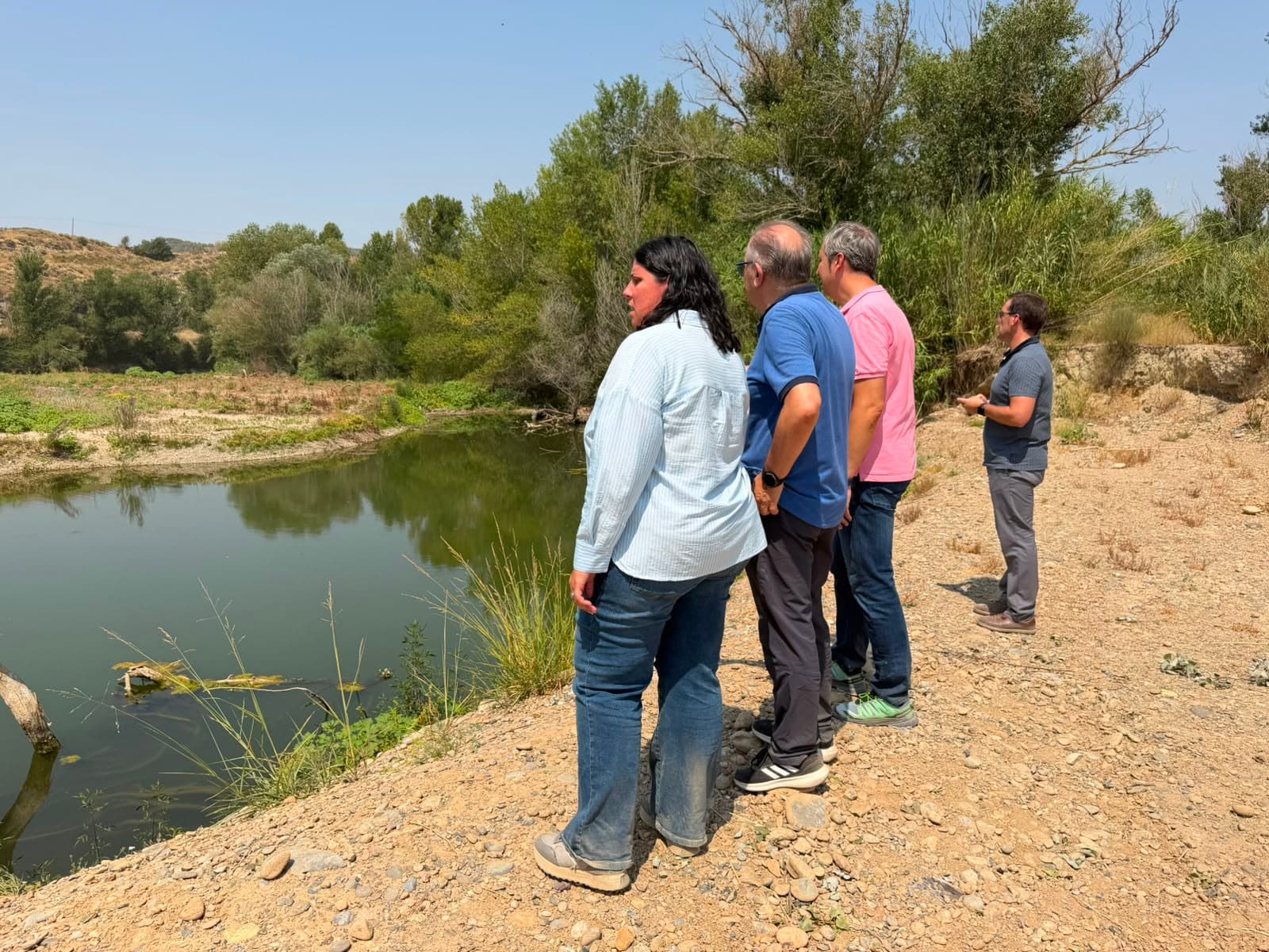 La Generalitat ha iniciat la reconstrucció del mur de contenció al Sot del Cinca, a Massalcoreig