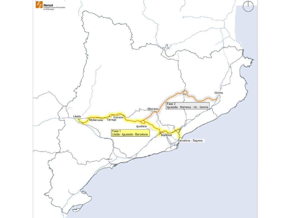 Junts per Balaguer lamenta que el projecte de l’Eix Ferroviari entre Lleida i Barcelona torni a deixar de banda la Noguera