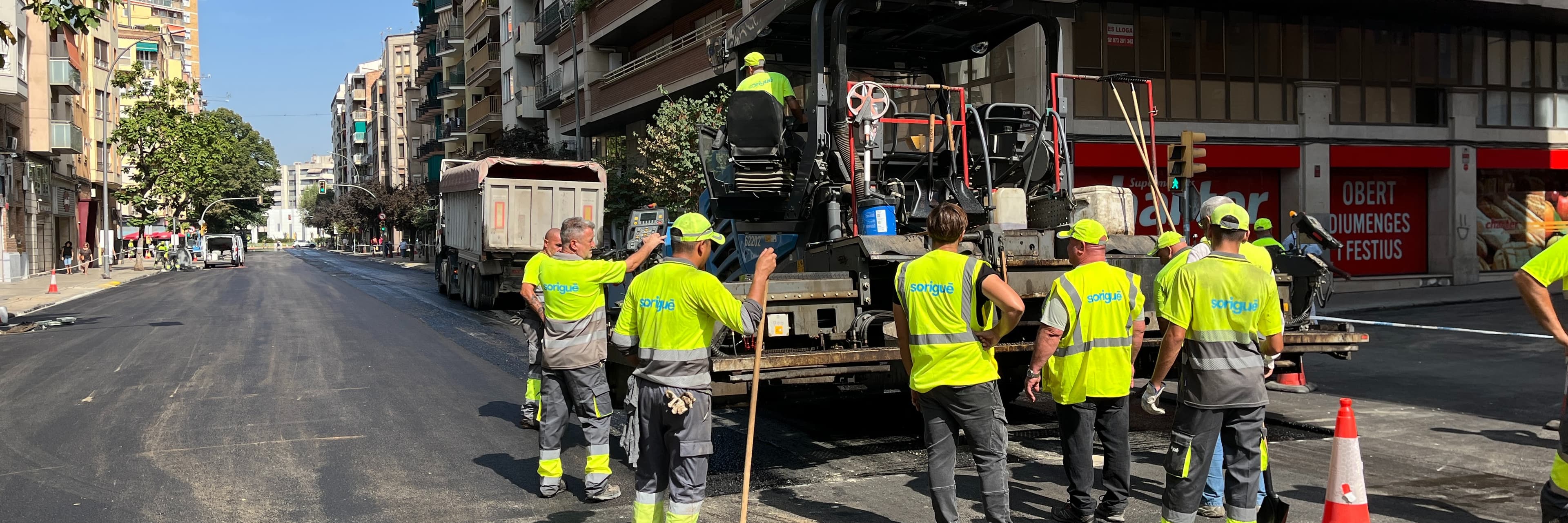 La Paeria ultima la renovació del paviment de Príncep de Viana i reforça la seguretat al Pont de Pardinyes