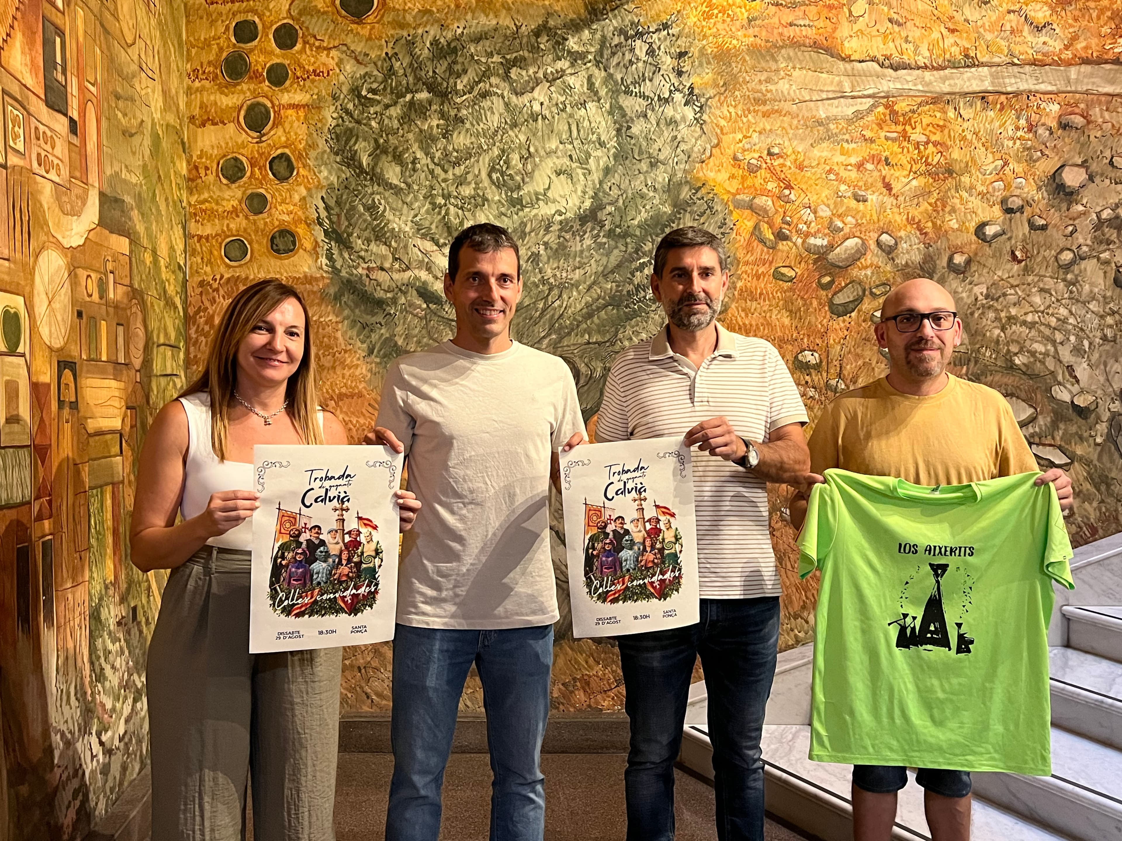 La colla gegantera de Fondarella portarà el Pau i la Treva a la 25a trobada de gegants de Calvià, a Mallorca