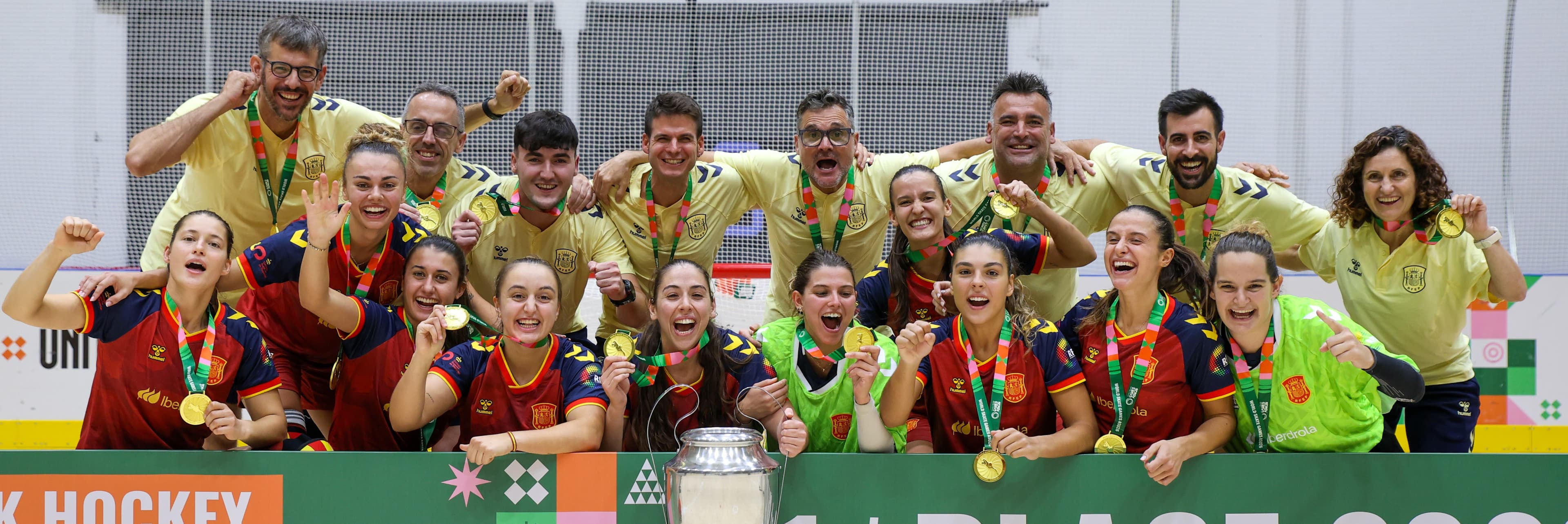 Cinc jugadores del CP Vila-sana es proclamen campiones del món amb la selecció espanyola d’hoquei patins