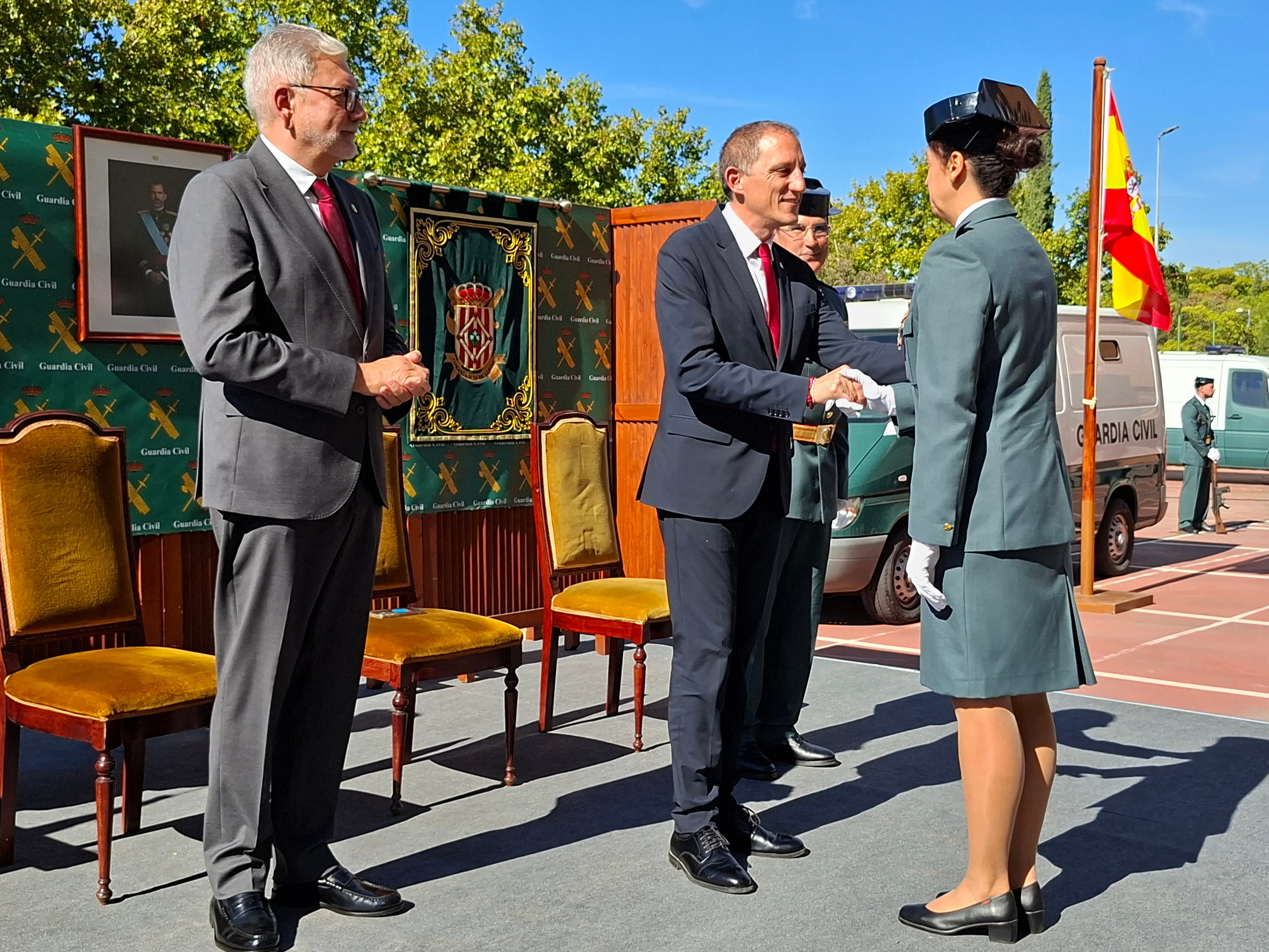 La Guàrdia Civil de Lleida celebra la seva Patrona, la Verge del Pilar, en un acte institucional aquest dilluns