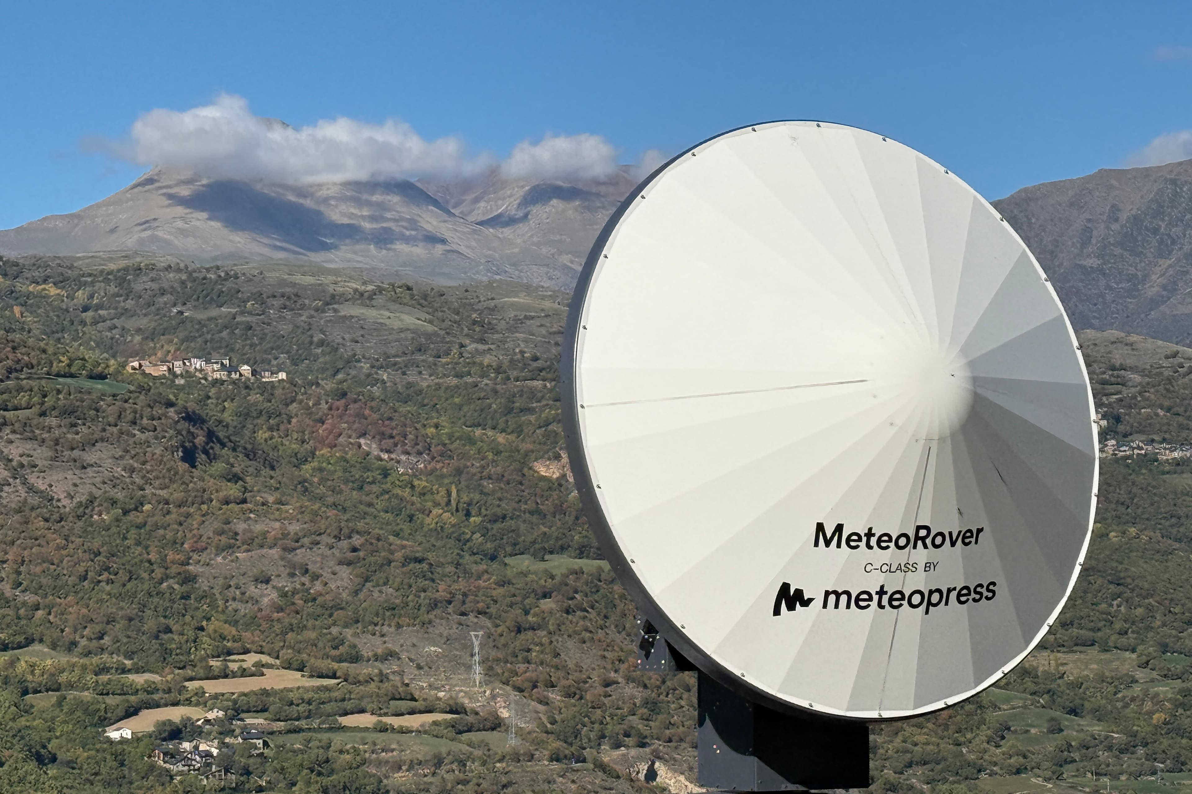 El Meteocat fa proves per validar els llocs dels radars meteorològics de la Peülla, el Pic de l'Orri i la Tossa d'Alp