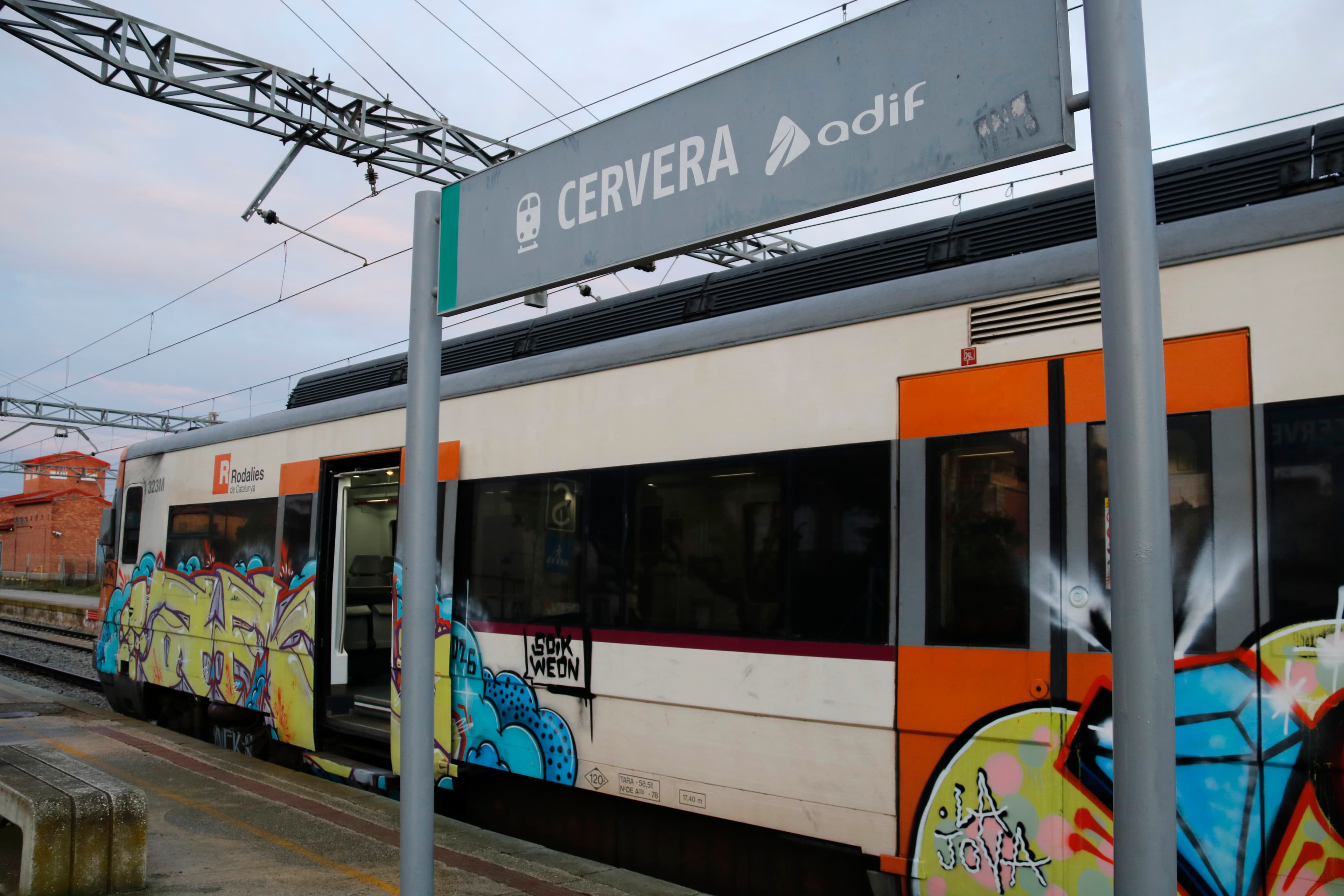 Interrompuda la circulació de trens de les línies RL3 i RL4 entre Lleida i Manresa per una incidència